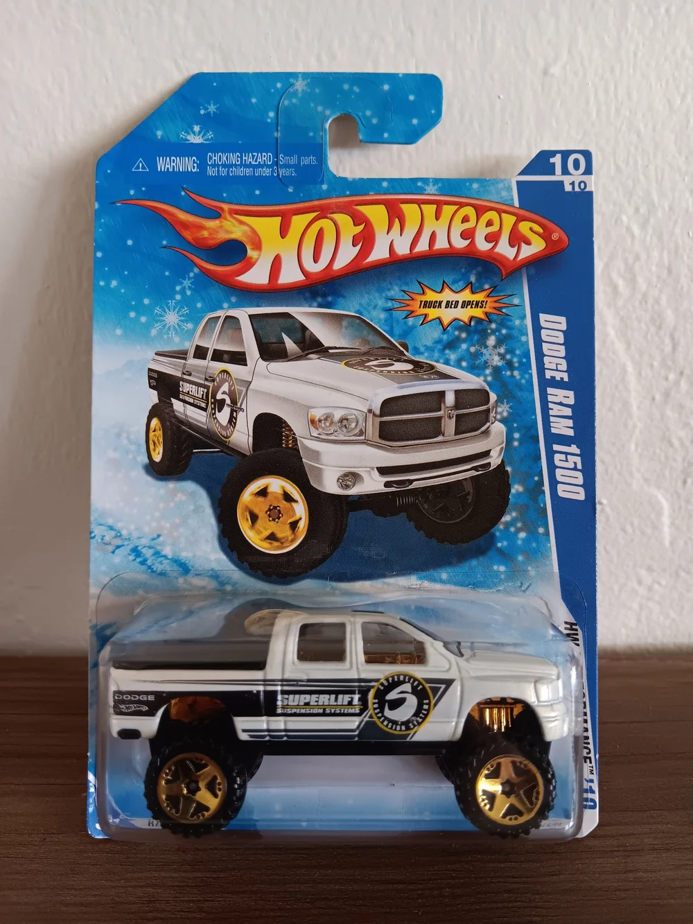 Hot Wheels Dodge Ram 1500 Snowflake Card